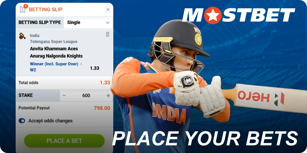 Mostbet - how to place a bet on sports